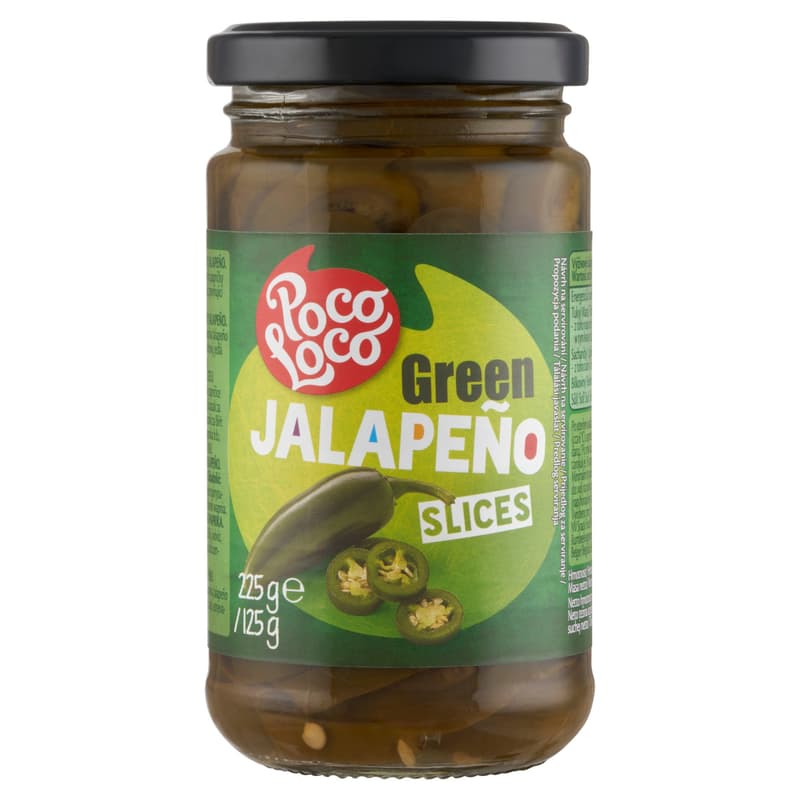 Poco Loco Sliced Green Jalapenos