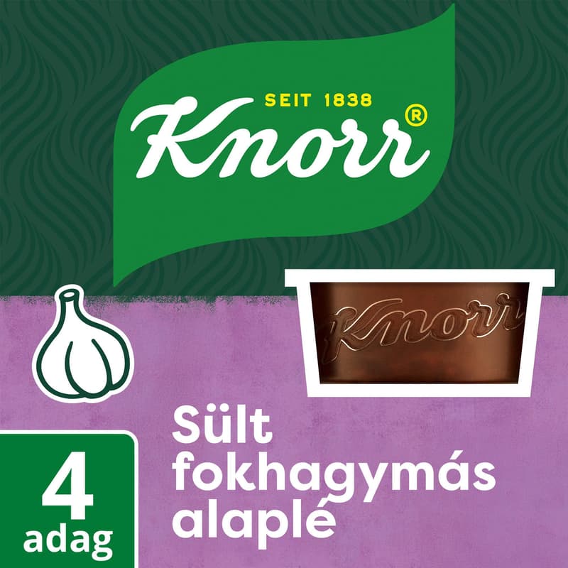 Knorr Concentrated Stock with Roasted Garlic Flavoring 4 x 26 g (104 g)