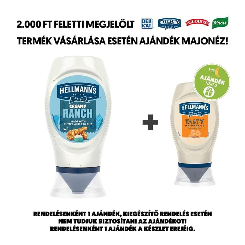 Hellmann's Fokhagymás Ranch szósz