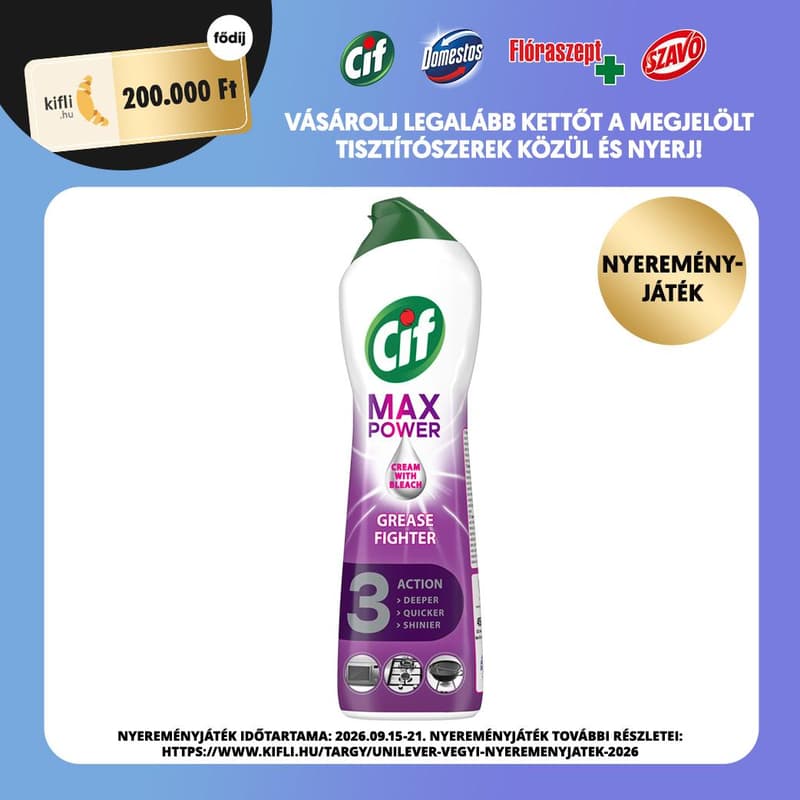 Cif Grease Fighter Scouring Cream, 450ml