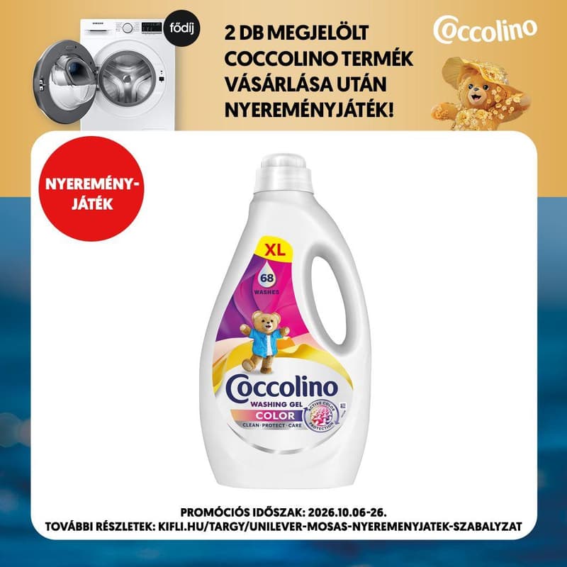 Coccolino Color Washing Gel 88 Washes 3,52 l