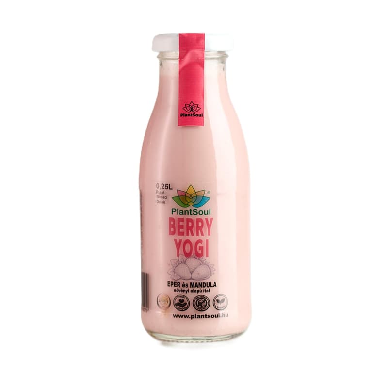 Plantsoul Berry Yogi Eper és mandula ital