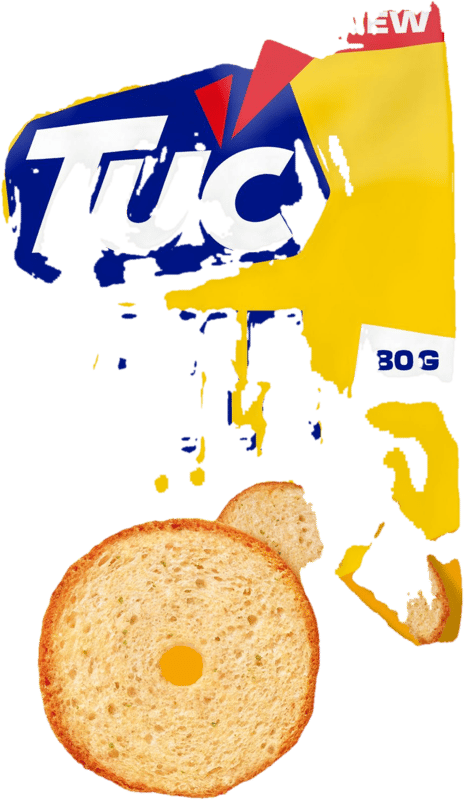 TUC Bake Rolls Italian Cheese & Garlic 80 g