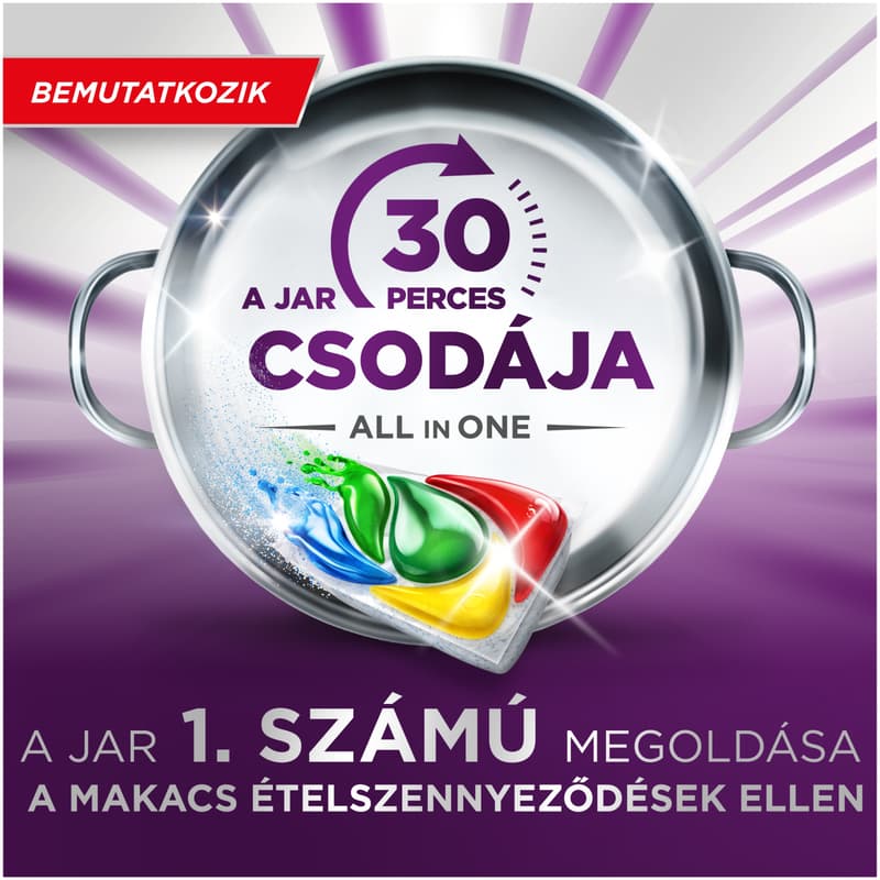 Jar Our 30 Minute Miracle Platinum Plus Mosogatókapszula Lemon, 45 db