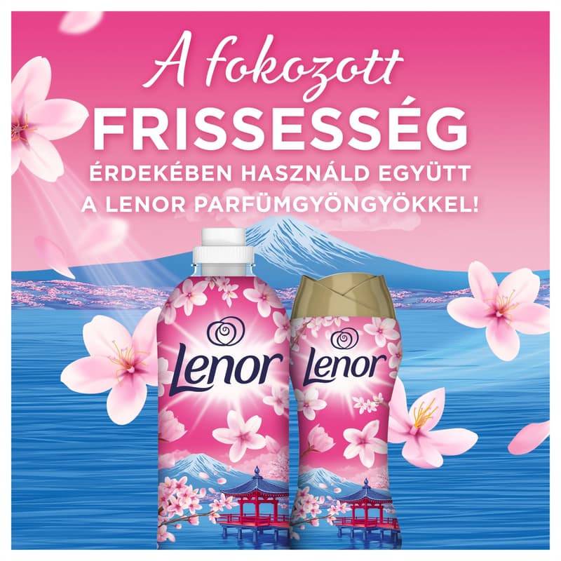 Lenor Öblítő Japanese Blossom 59 mosáshoz, 1239 ml