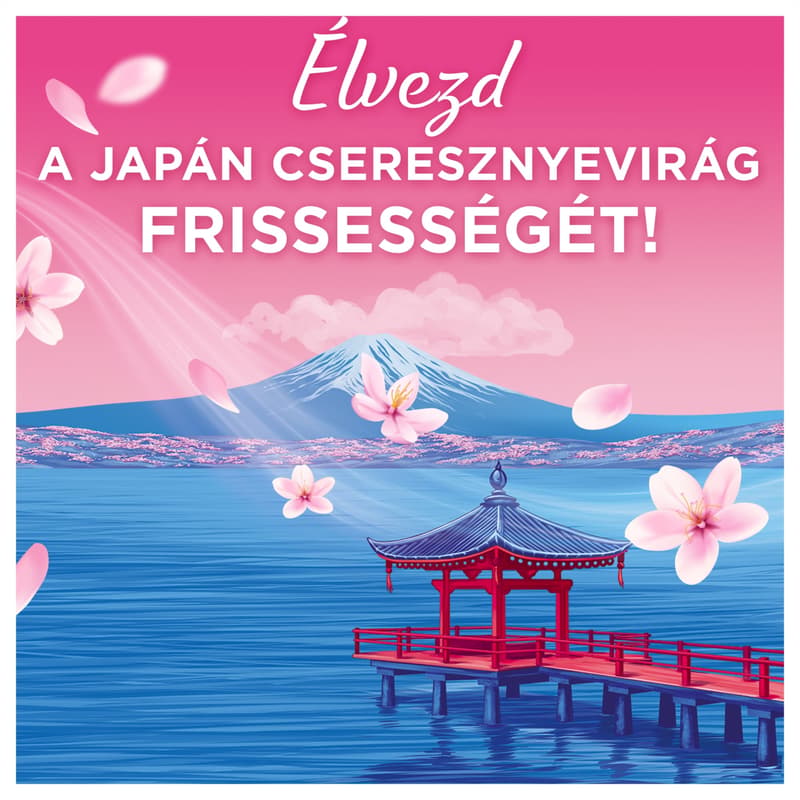 Lenor Öblítő Japanese Blossom 59 mosáshoz, 1239 ml