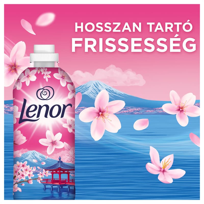 Lenor Öblítő Japanese Blossom 59 mosáshoz, 1239 ml