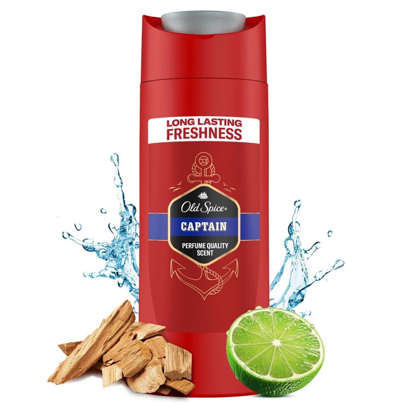 Old Spice Captain 3 az 1-ben Tusfürdő és Sampon, 90 ml