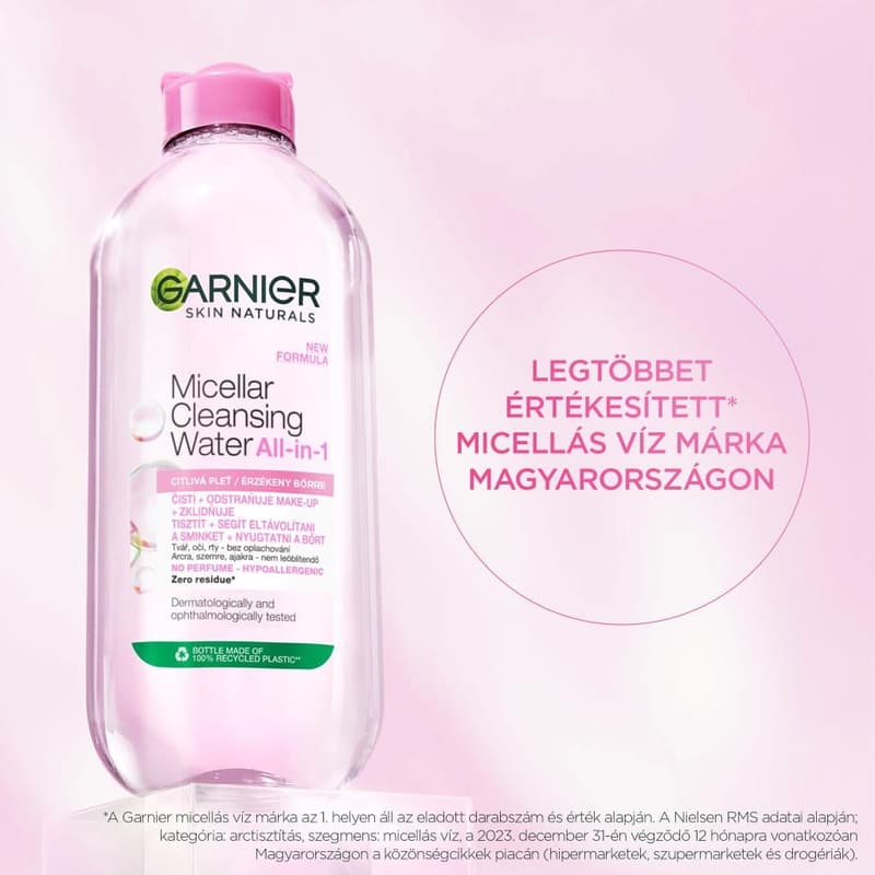 GARNIER MICELLAR CLEANSING WATER ALL-IN-1 cleansing solution