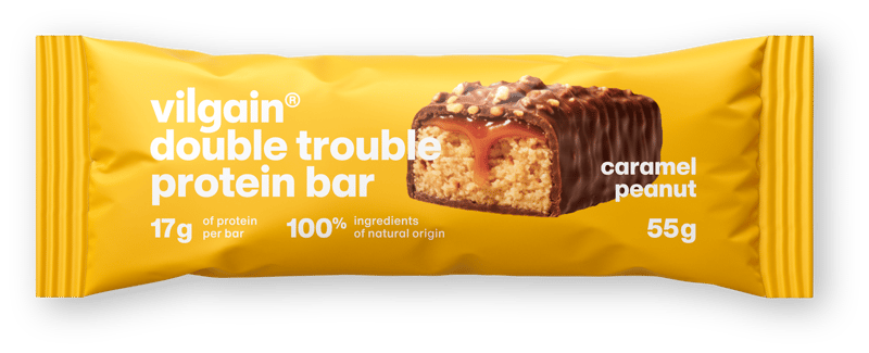 Vilgain Double Trouble Protein Bar Peanut with Salted Caramel