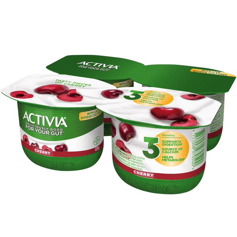 Danone Activia meggyes élőflórás joghurt (4x120g)