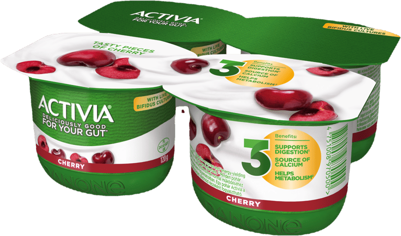 Danone Activia meggyes élőflórás joghurt (4x120g)