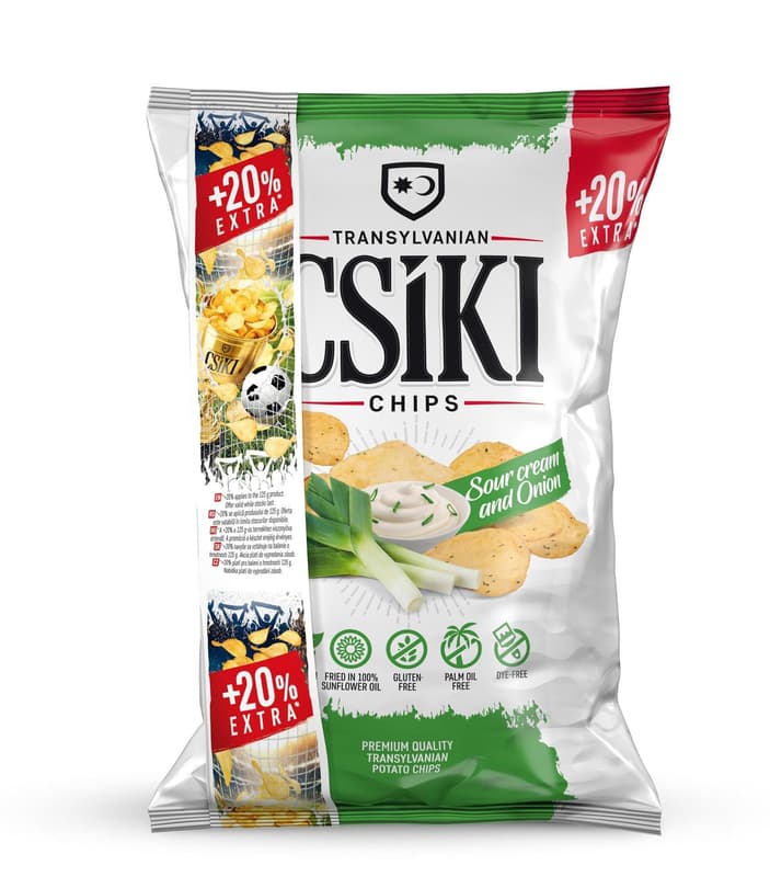Csíki chips Sour cream and Onion