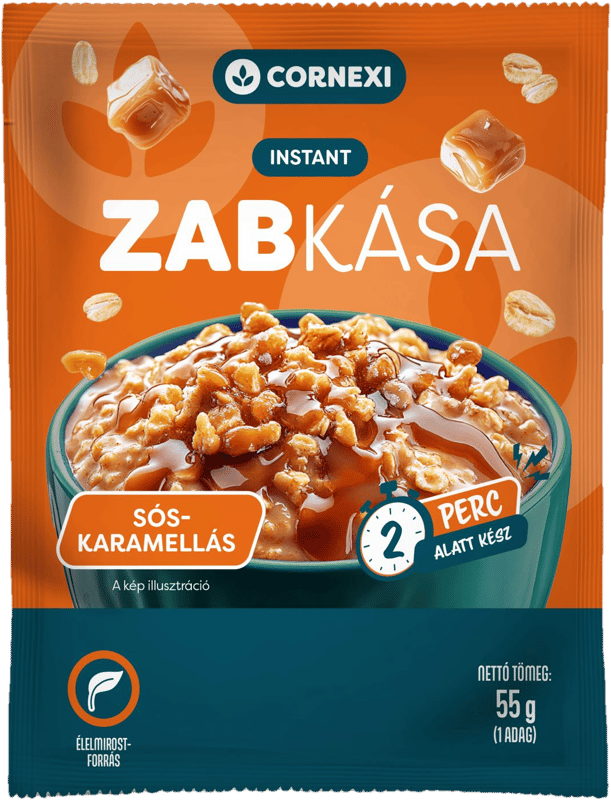 zabkása sós- karamellás