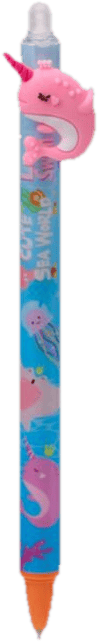 Sealife Erasable Pen with PVC Topper
