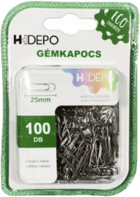 Gémkapocs 25 mm 100 db