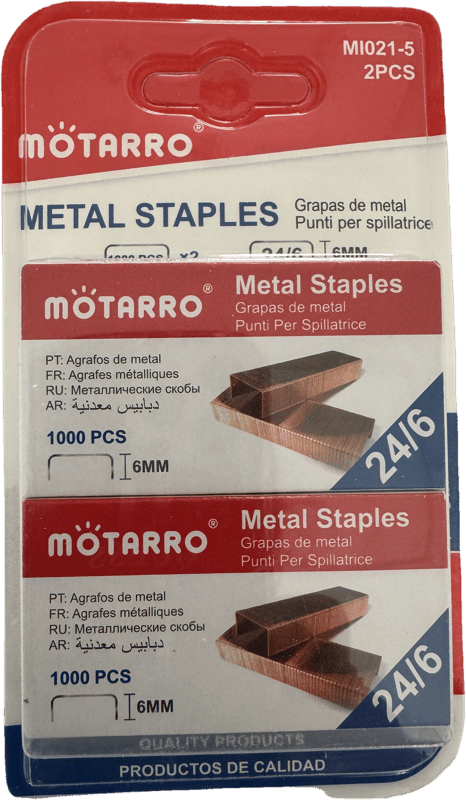 2-piece stapler staple set