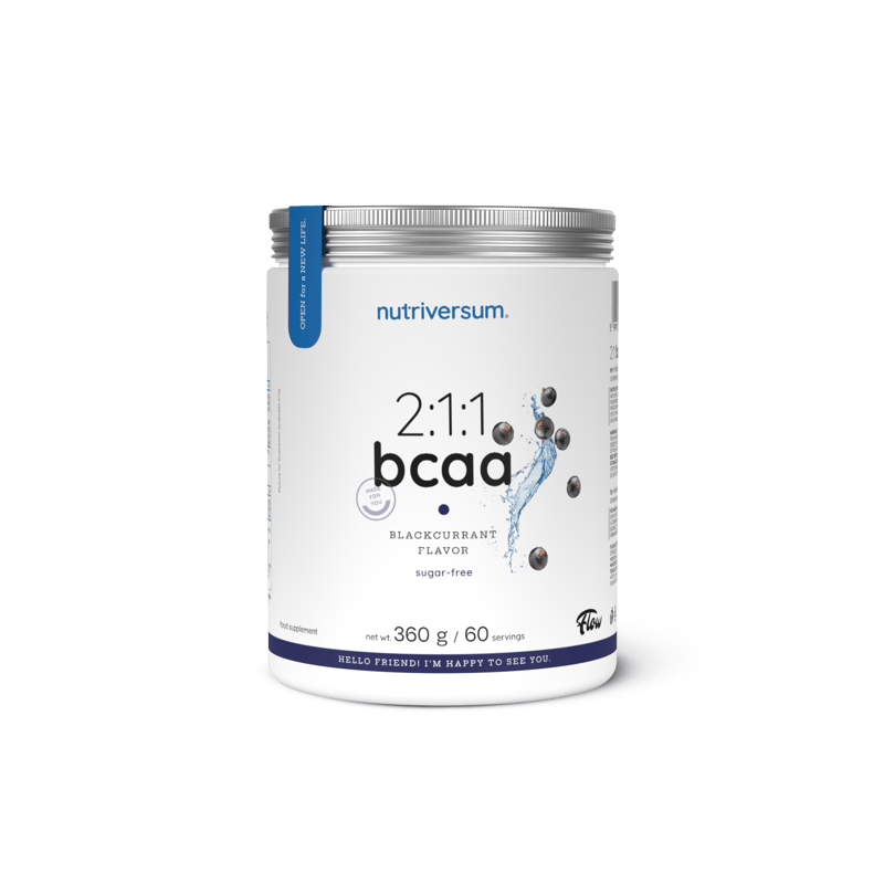 Nutriversum 2:1:1 BCAA Sugar Free powder blackcurrant