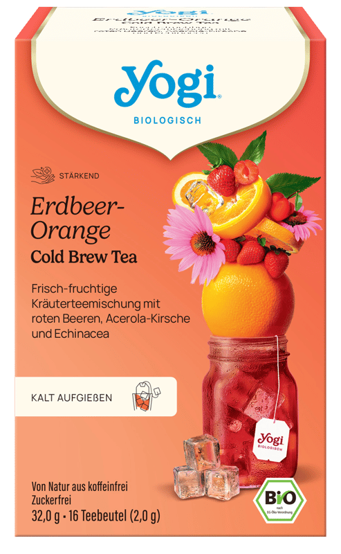Yogi Tea Organic Strawberry-Orange Iced Tea 32 g