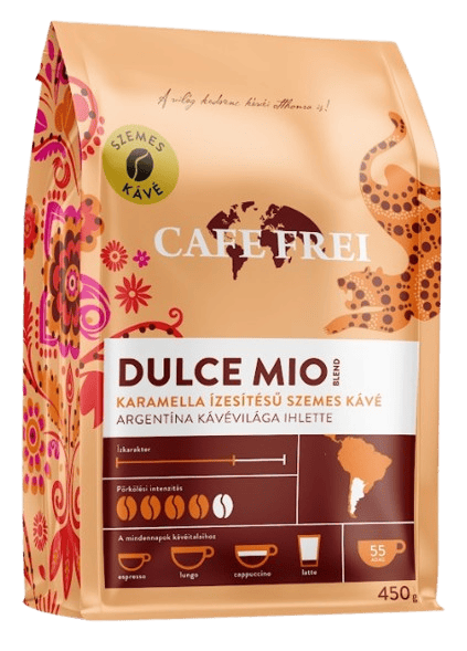 Dulce Mio Caramel flavored roasted coffee beans 450g