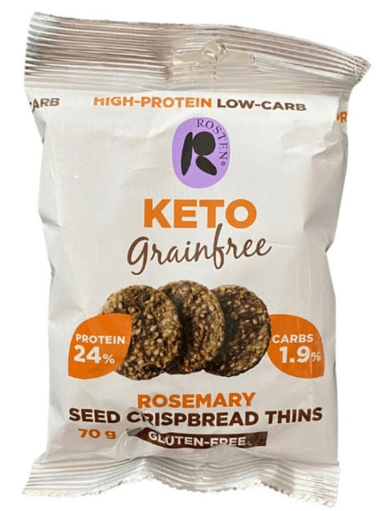Rosten Gluténmentes Keto Seedsnack rozmaringos magfalat