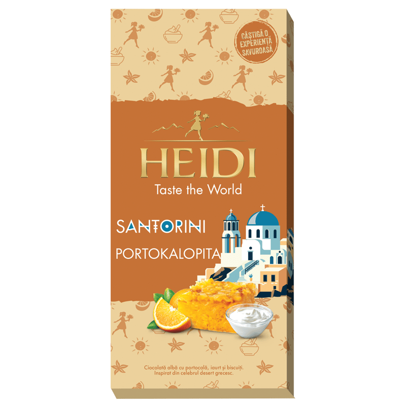 Heidi SANTORINI Portokalopita white chocolate