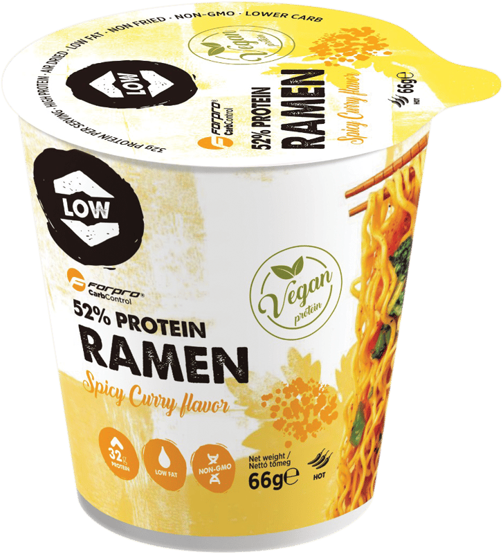 ForPRO 52% Vegan Protein Ramen Spicy Curry