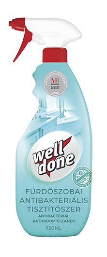 Antibacterial bathroom cleaner