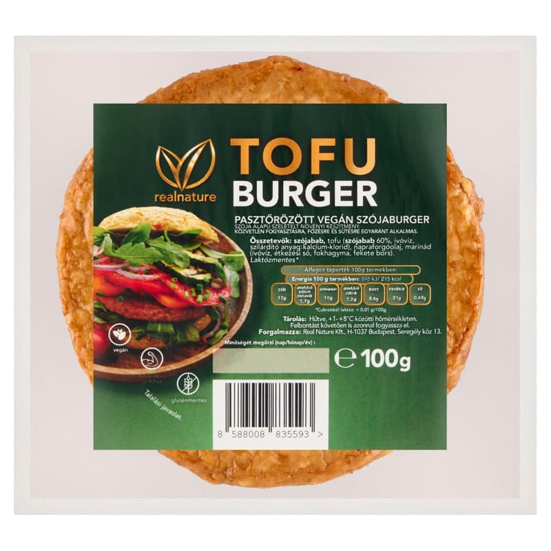 Real Nature Tofu Burger