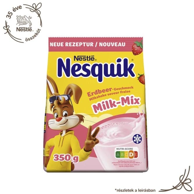 NESQUIK Strawberry Pouch 14x350g N2 HU