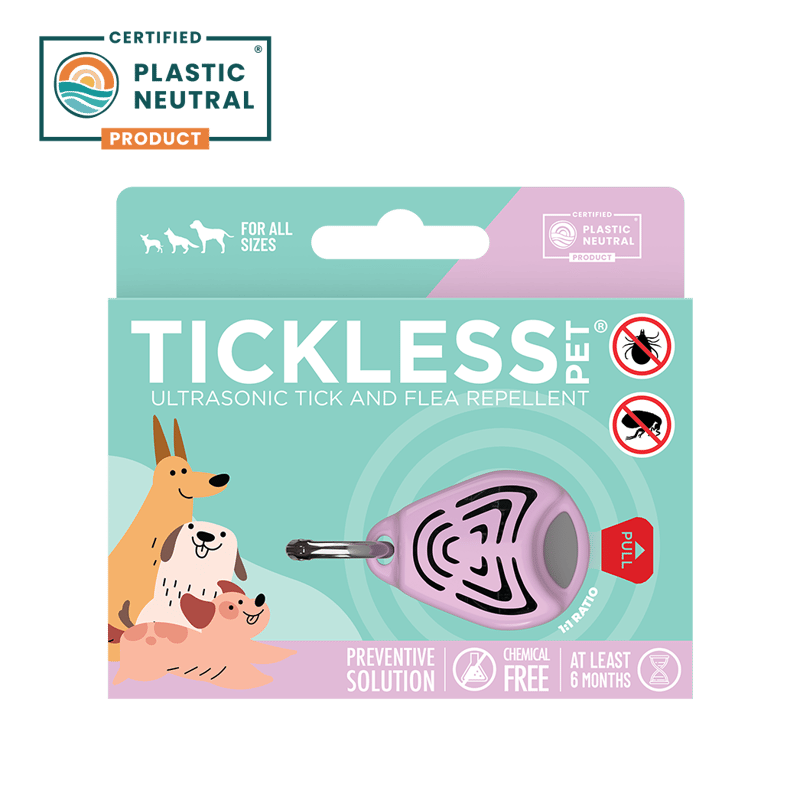 TICKLESS PET Pink Ultrasonic Tick Repeller
