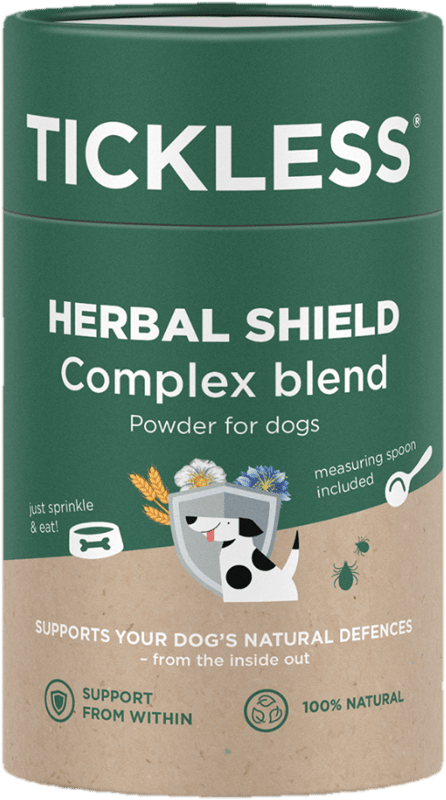 TICKLESS Herbal Shield Complex Tick Repellent Powder for Dogs 100 g