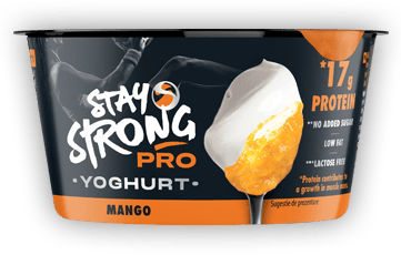 Stay Strong layered mango yogurt