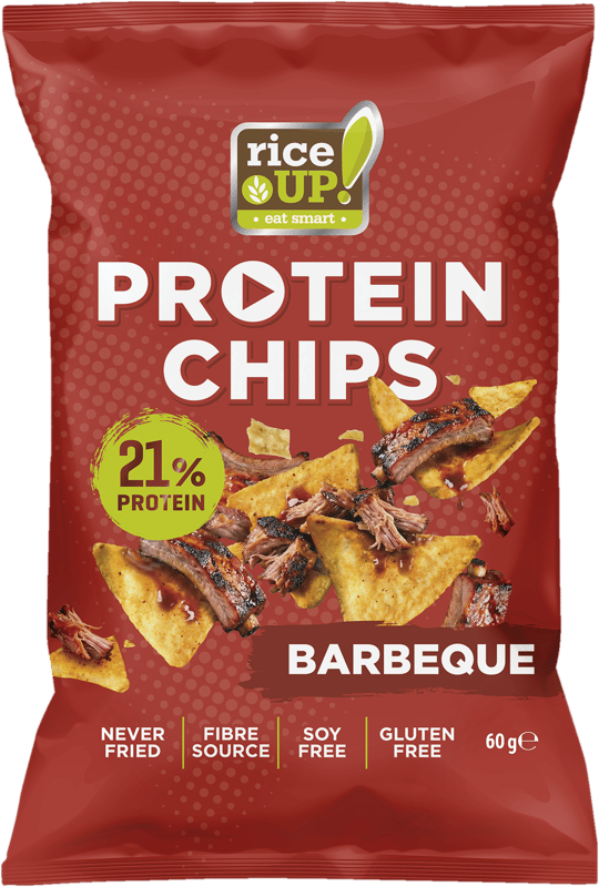 Rice Up Chips Fehérje - BBQ ízesítés