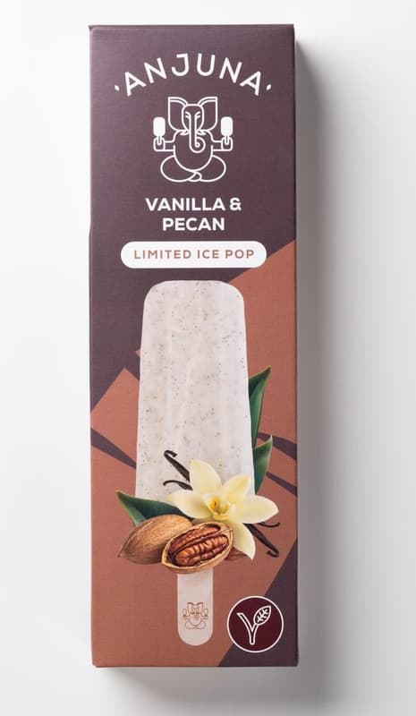 ANJUNA Vanilla -Pecan nut ice pop