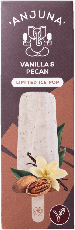 ANJUNA Vanilla -Pecan nut ice pop