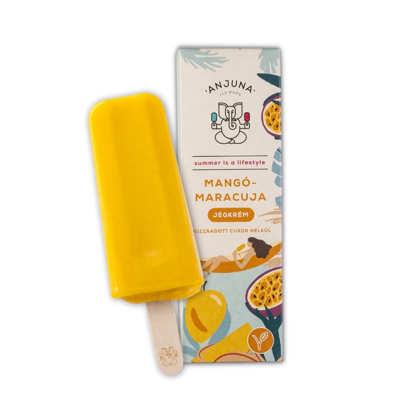 ANJUNA Mango-Passion Fruit ice pop