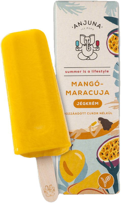 ANJUNA Mango-Passion Fruit ice pop