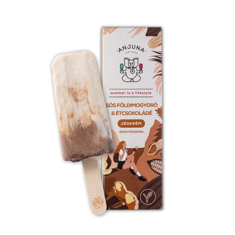 ANJUNA Salty Peanut & Dark Chocolate ice pop