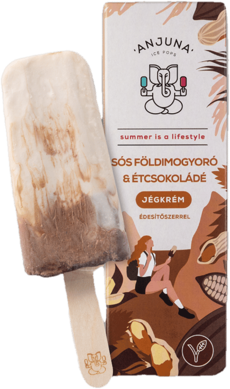 ANJUNA Salty Peanut & Dark Chocolate ice pop