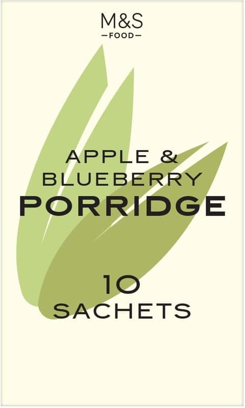 M&S Food Apple and blueberry poridge