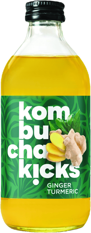Kombucha Kicks ORGANIC - Ginger & Turmeric flavour