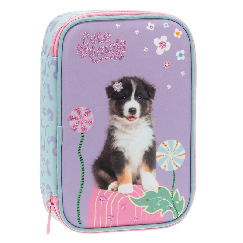 Ars Una többszintes tolltartó Cute animals-Aussie (5528)