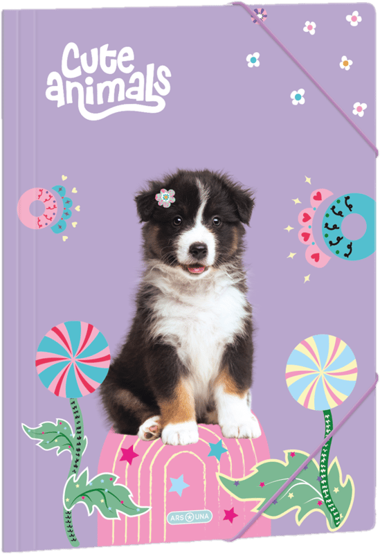 Ars Una A/4 dosszié Cute animals-Aussie (5528)