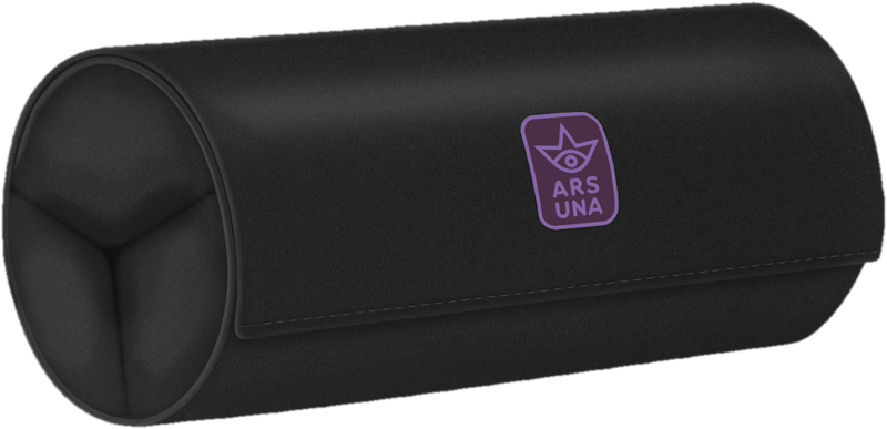 Ars Una feltekerhető tolltartó Girls' Black-Violet (5545)
