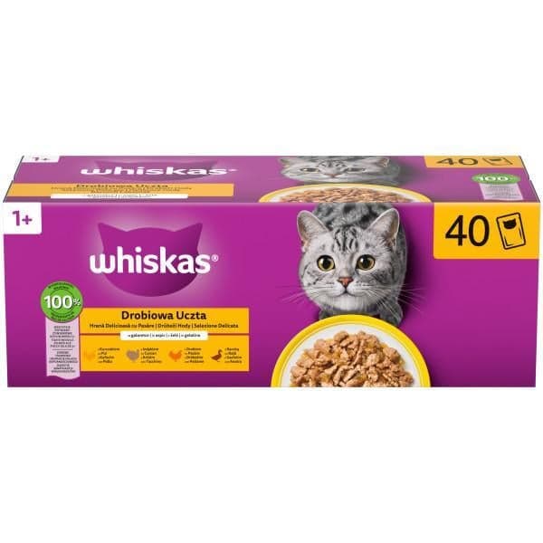 WHISKAS pouch chicken aspic 40*85g