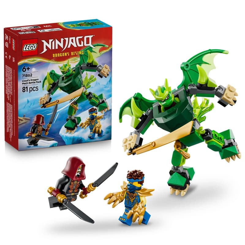 LEGO NINJAGO 71862 Lloyd sárkánypáncélja, harci csatacsomag