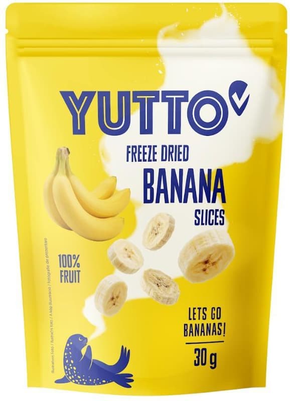 Yutto liofilizált banán