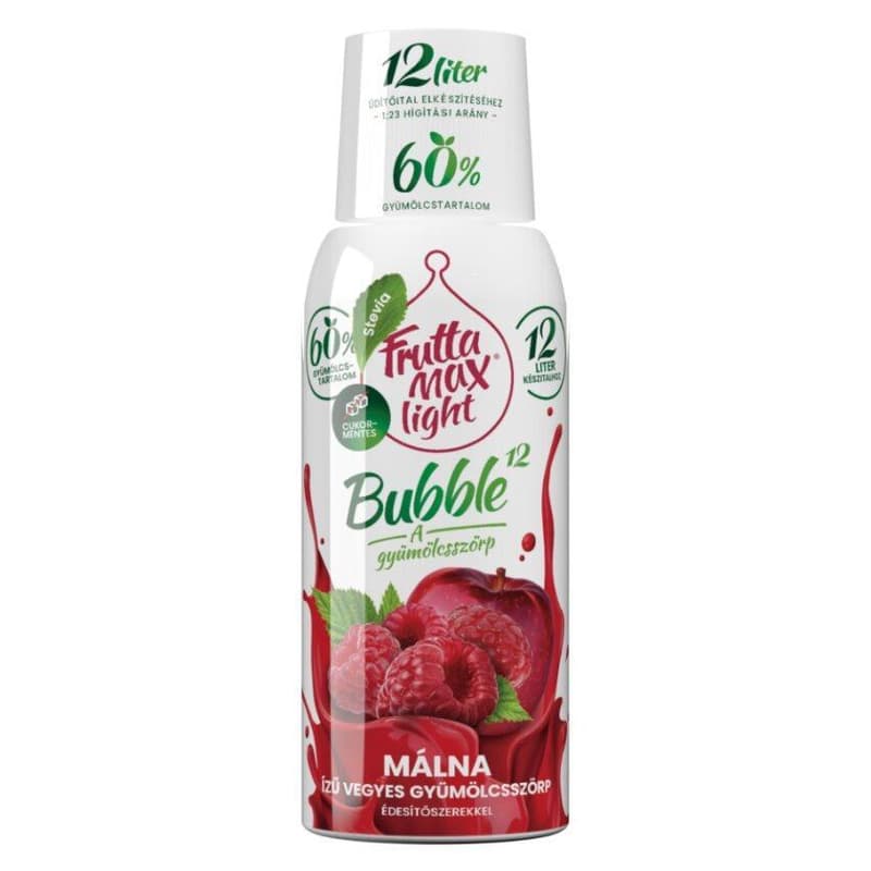 FruttaMax Bubble12 Light raspberry fruit syrup