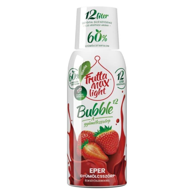 FruttaMax Bubble12 Light strawberry fruit syrup